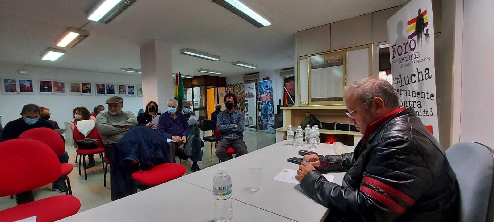 La reunión del Foro por la Memoria del Campo de Gibraltar.
