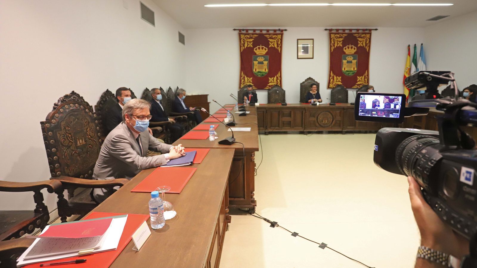 Visita de Arancha González Laya a La Línea y la Verja de Gibraltar