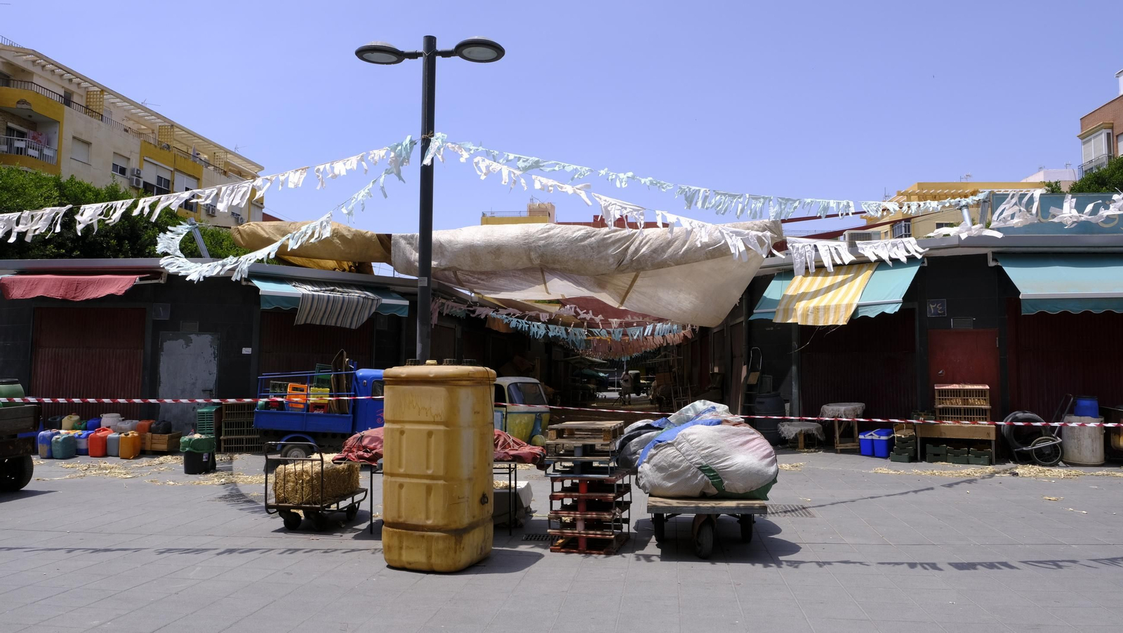 Imágenes del rodaje de la película "La Momia" en Almería