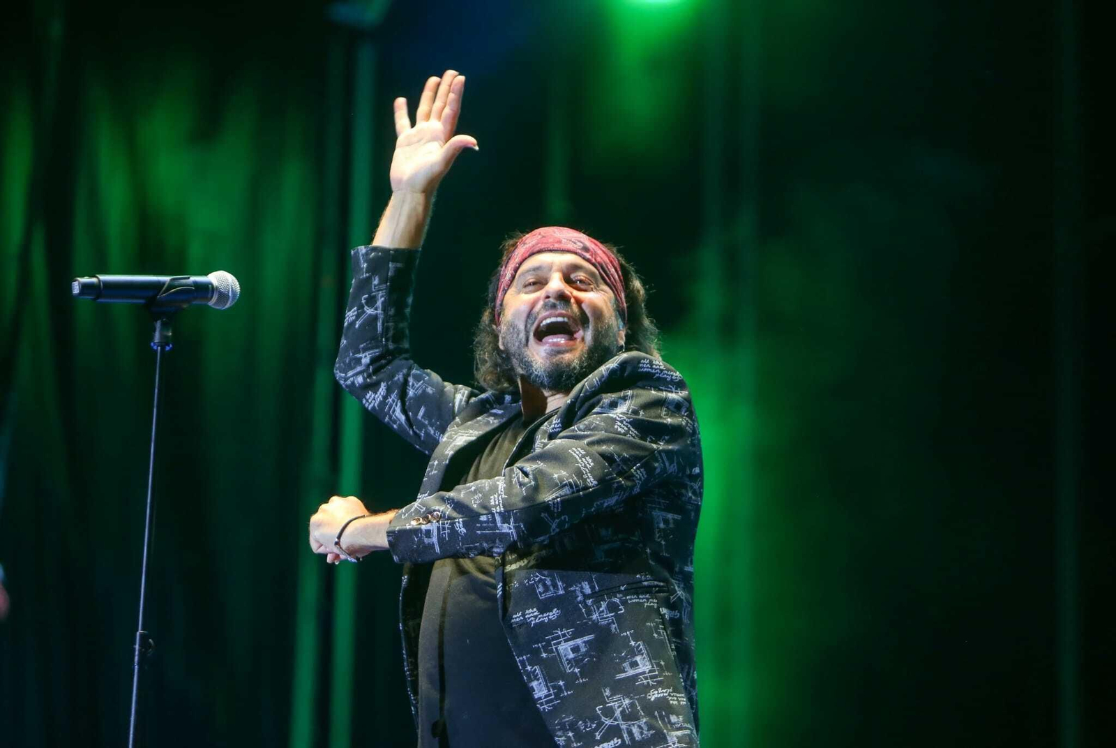 El Arrebato, anoche en el escenario del Concert Music Festival de Sancti Petri.