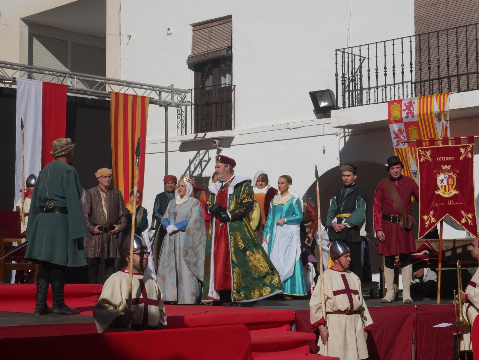 Imágenes de la "visita de los Reyes Católicos" a Fiñana