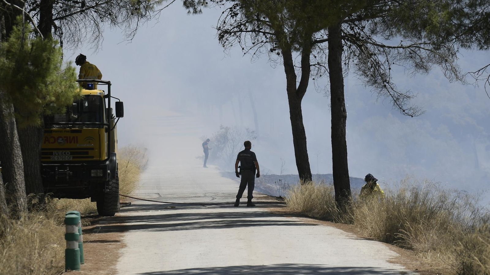 Incendio en el Llano de la Perdiz