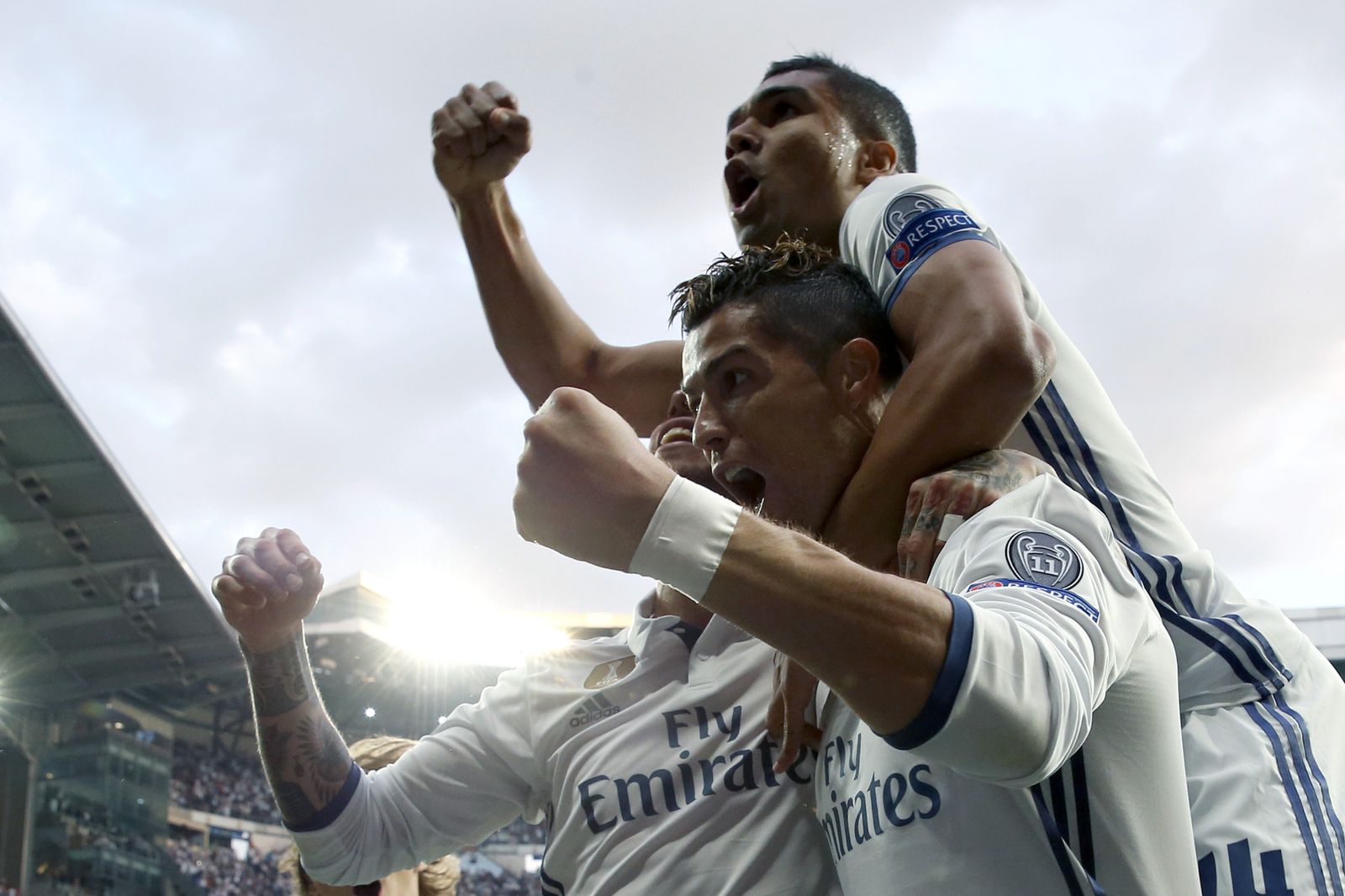 La ida de semifinales del Madrid-Atlético de 'Champions'