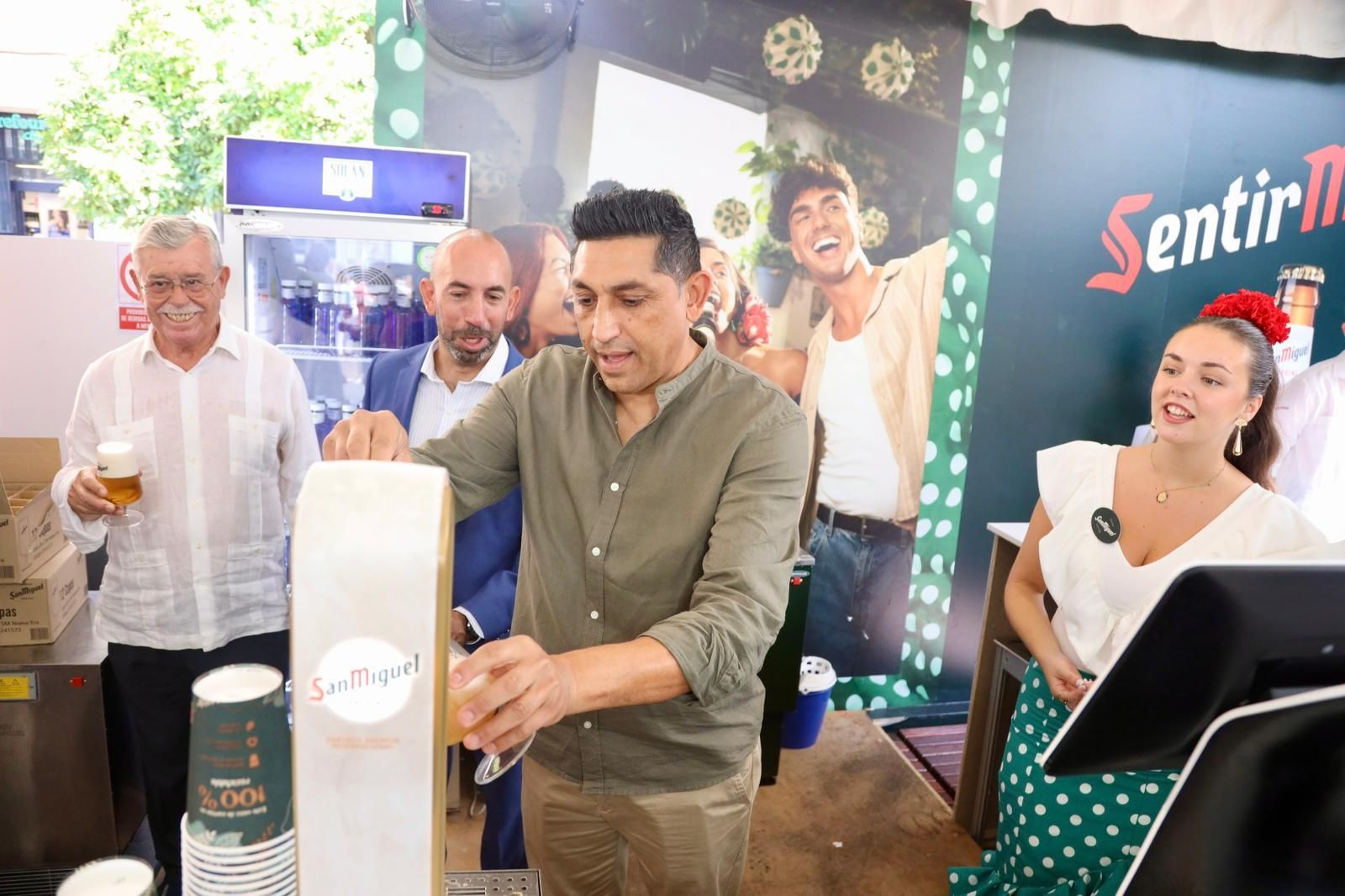 El Málaga CF, en la Feria