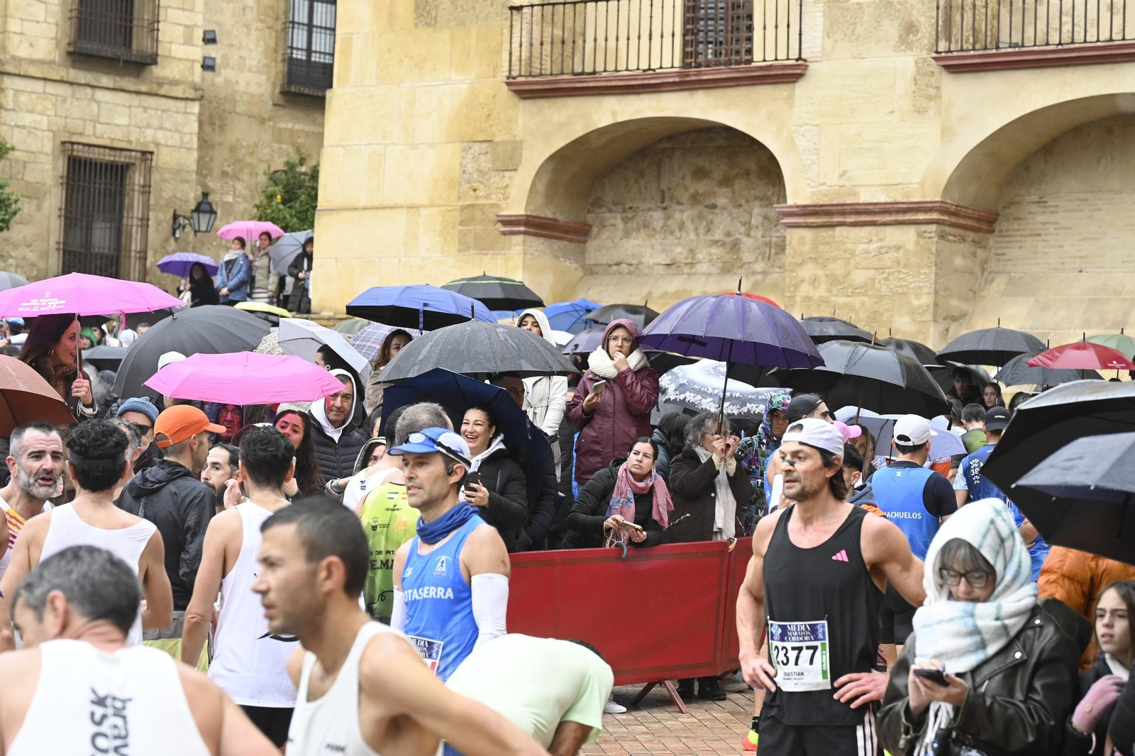 Emoción en la Puerta del Puente: las fotos de la línea de meta en la Media Maratón de Córdoba 2025