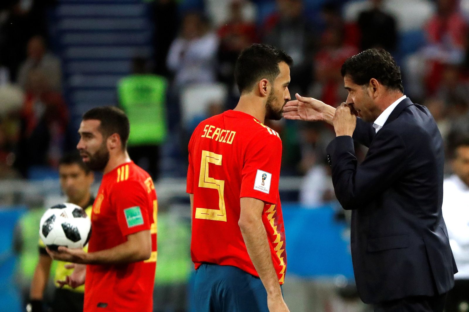 Las imágenes del España-Marruecos