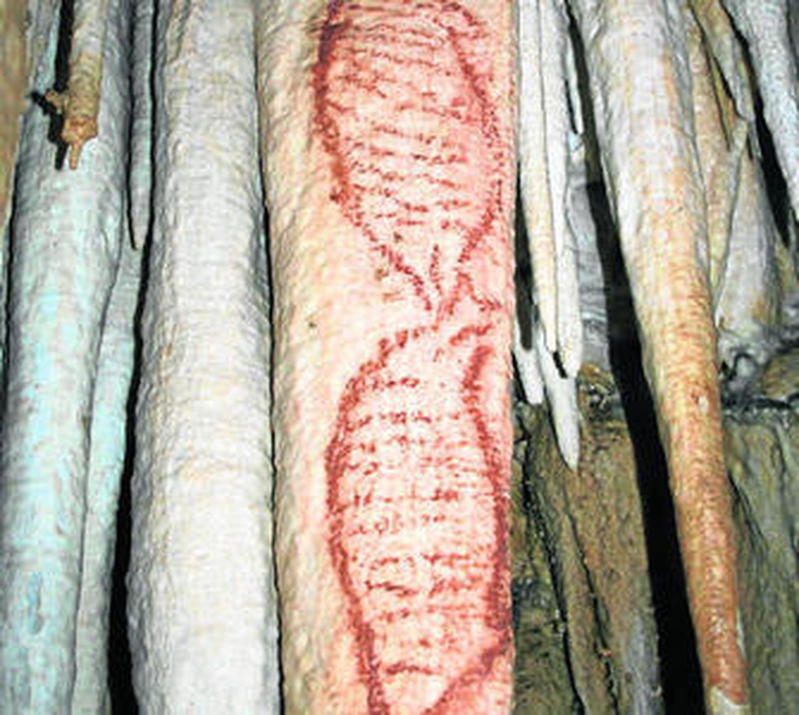 Interior de la cueva de Nerja.