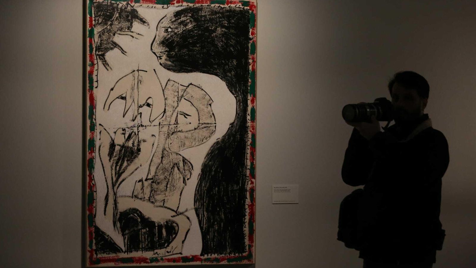 Una obra de Pierre Alechinsky incluida en la nueva exposición del Centro Pompidou Málaga.