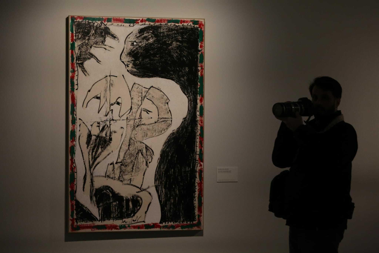 Una obra de Pierre Alechinsky incluida en la nueva exposición del Centro Pompidou Málaga.