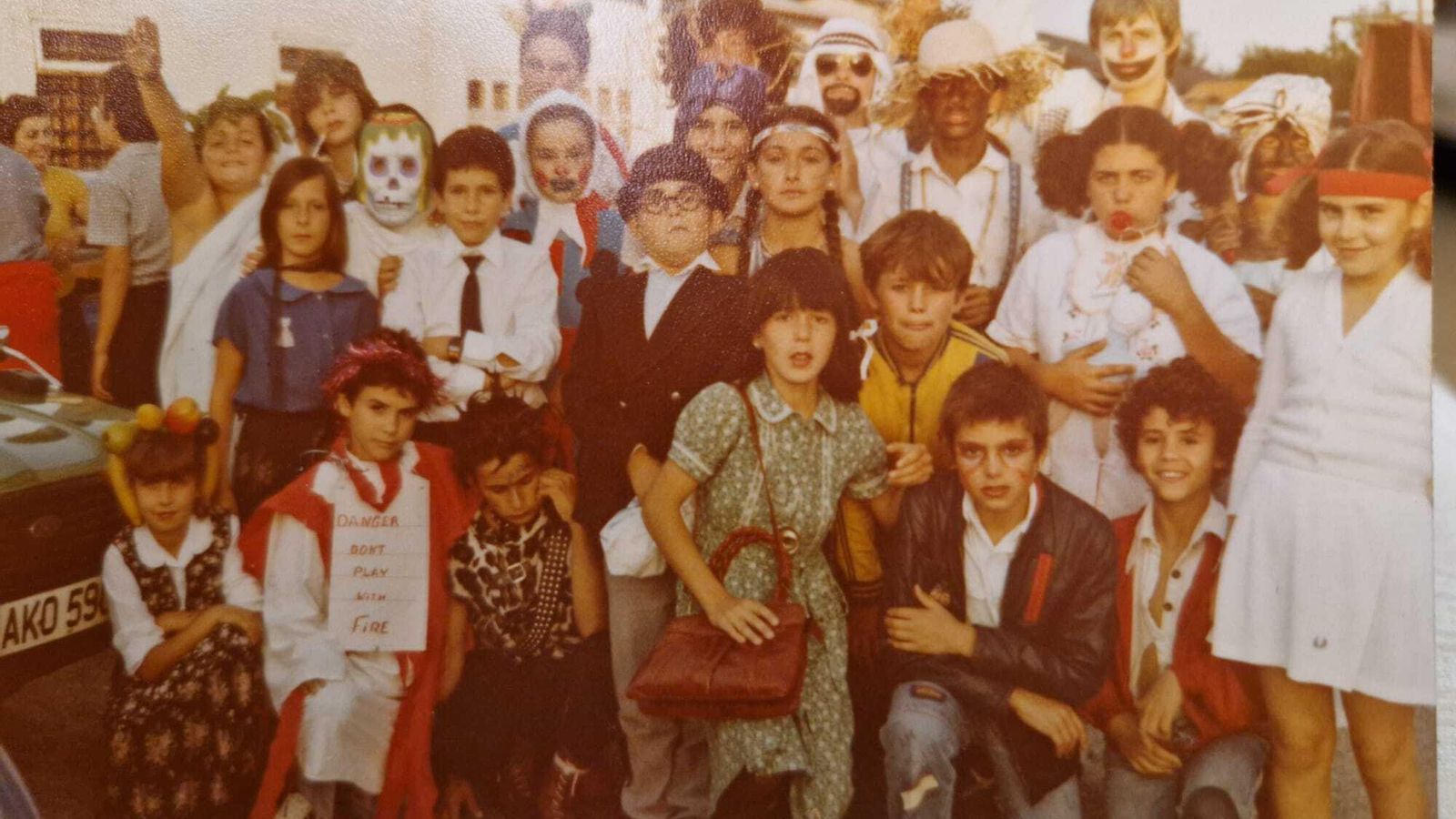 Una de las fiestas de disfraces organizadas.