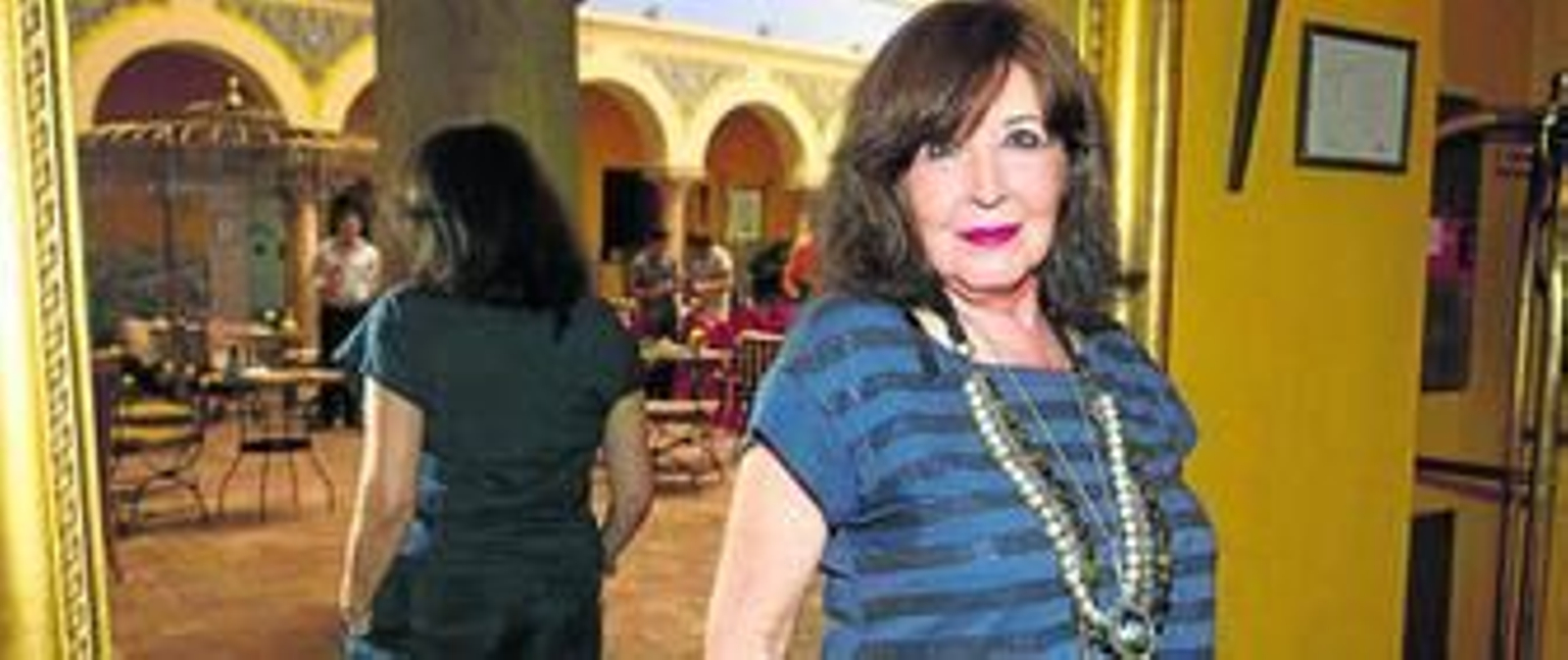 Concha Velasco, ayer, en la presentación del montaje en Mérida.