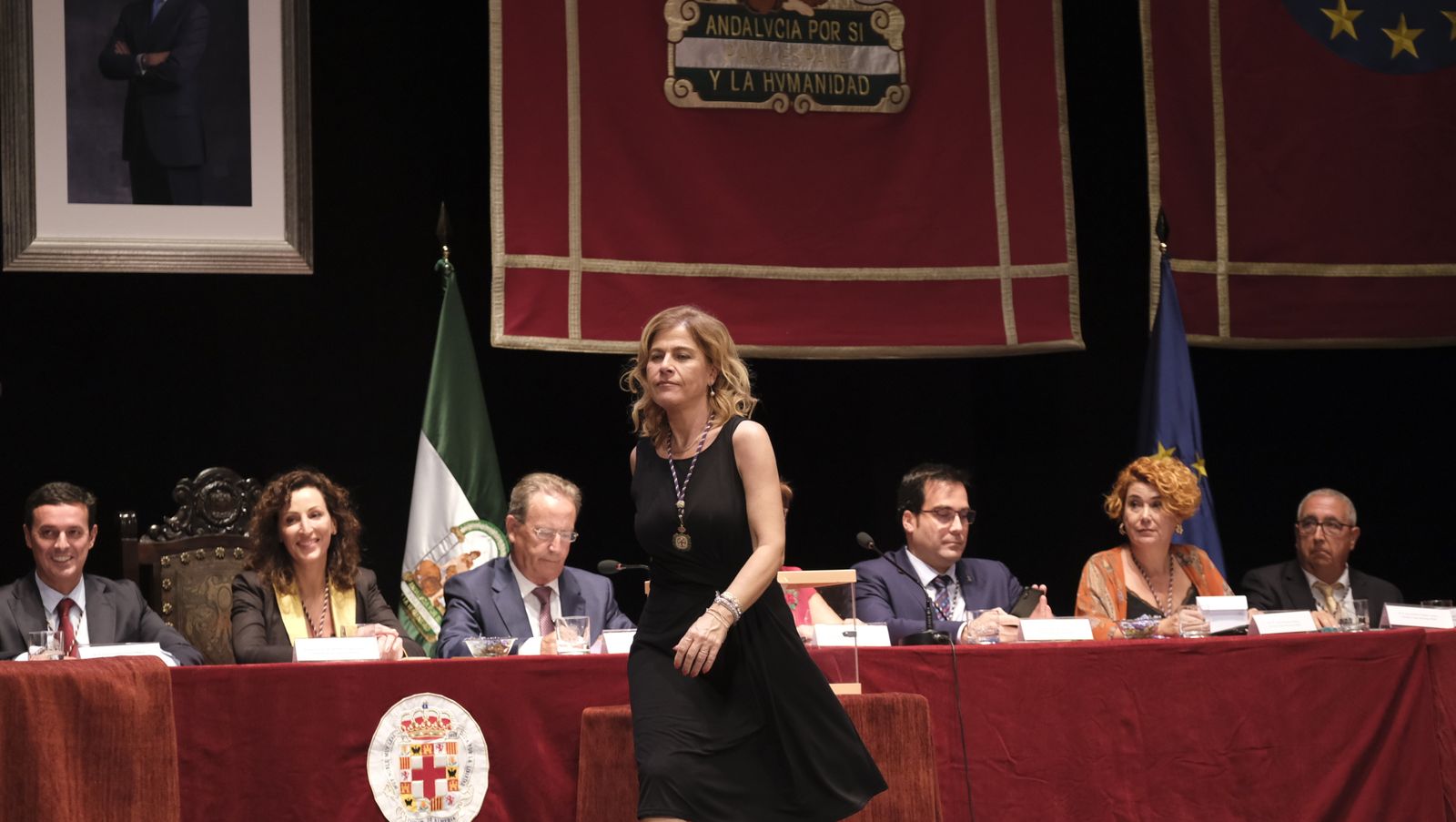 Imágenes de la investidura como Alcaldesa de Almería, de María del Mar Vázquez Agüero