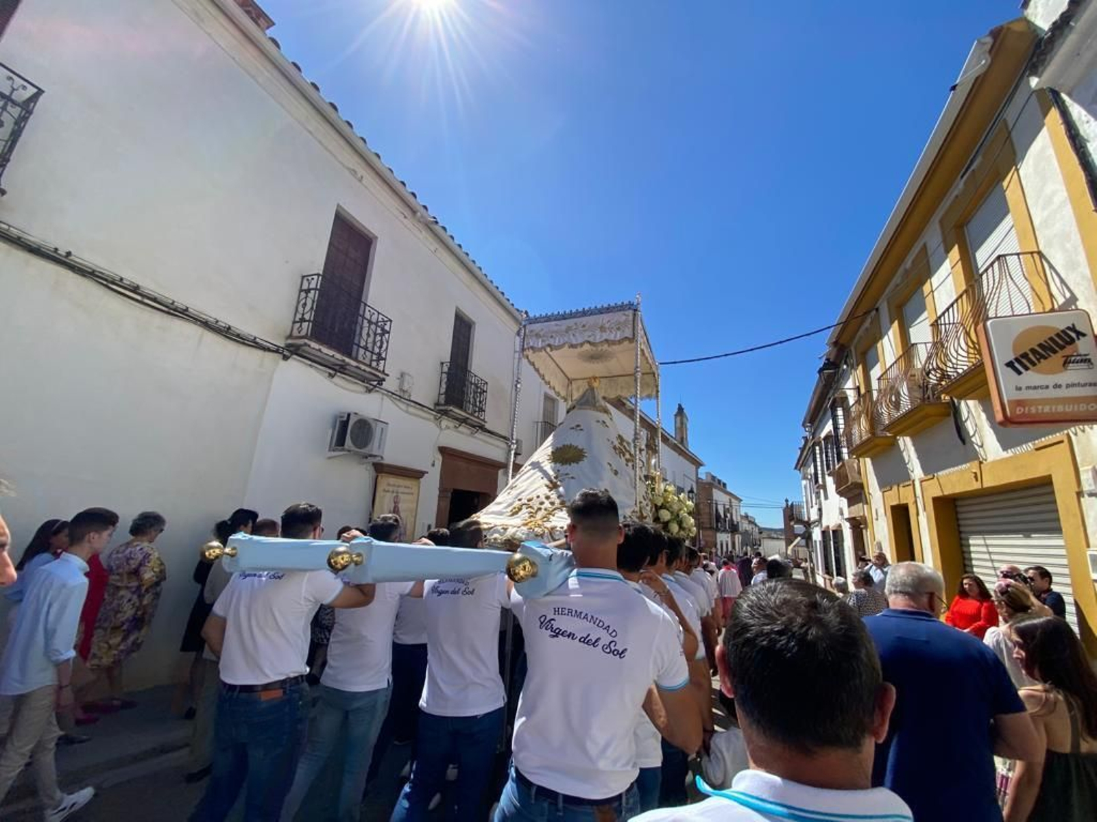 La procesión de la Virgen del Sol en Adamuz, en fotografías
