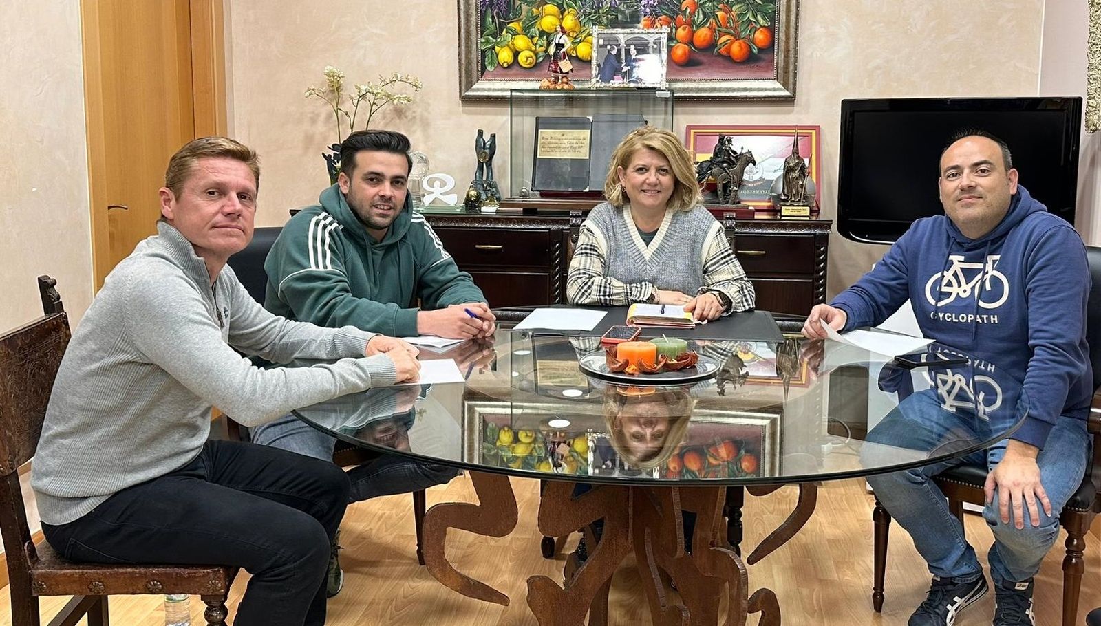 La reunión se celebró en el consistorio gadorense