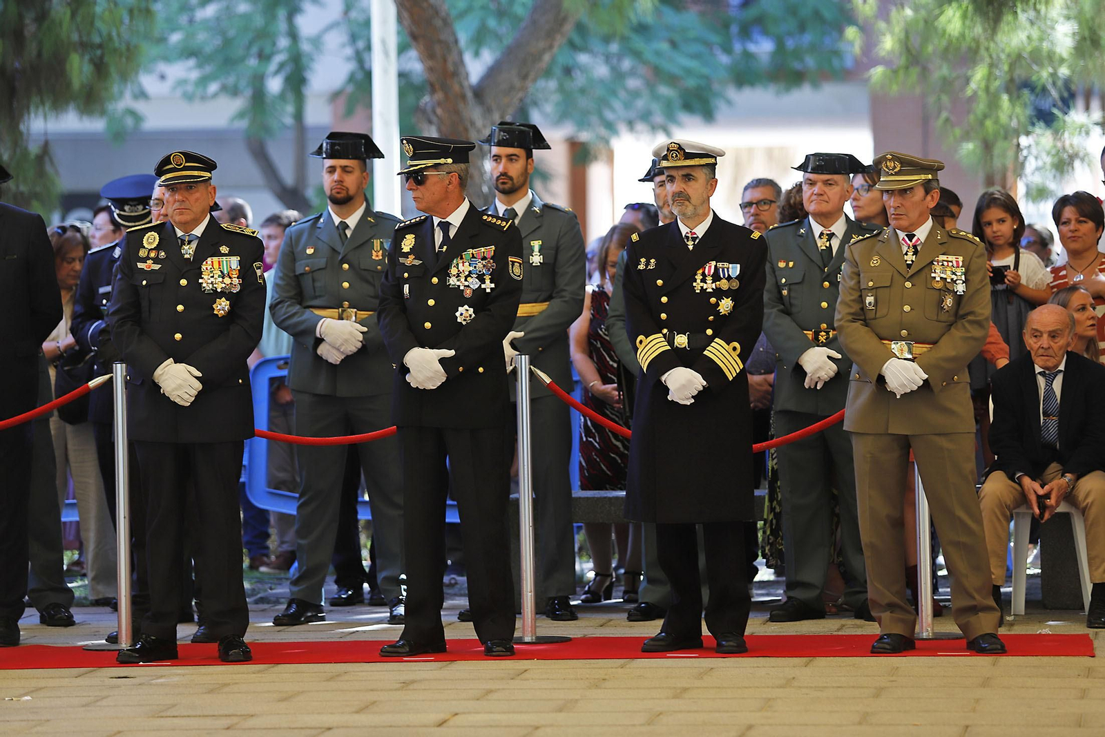Imágenes de los actos de la Guardia Civil  en Huelva 12 de octubre, Día del Pilar