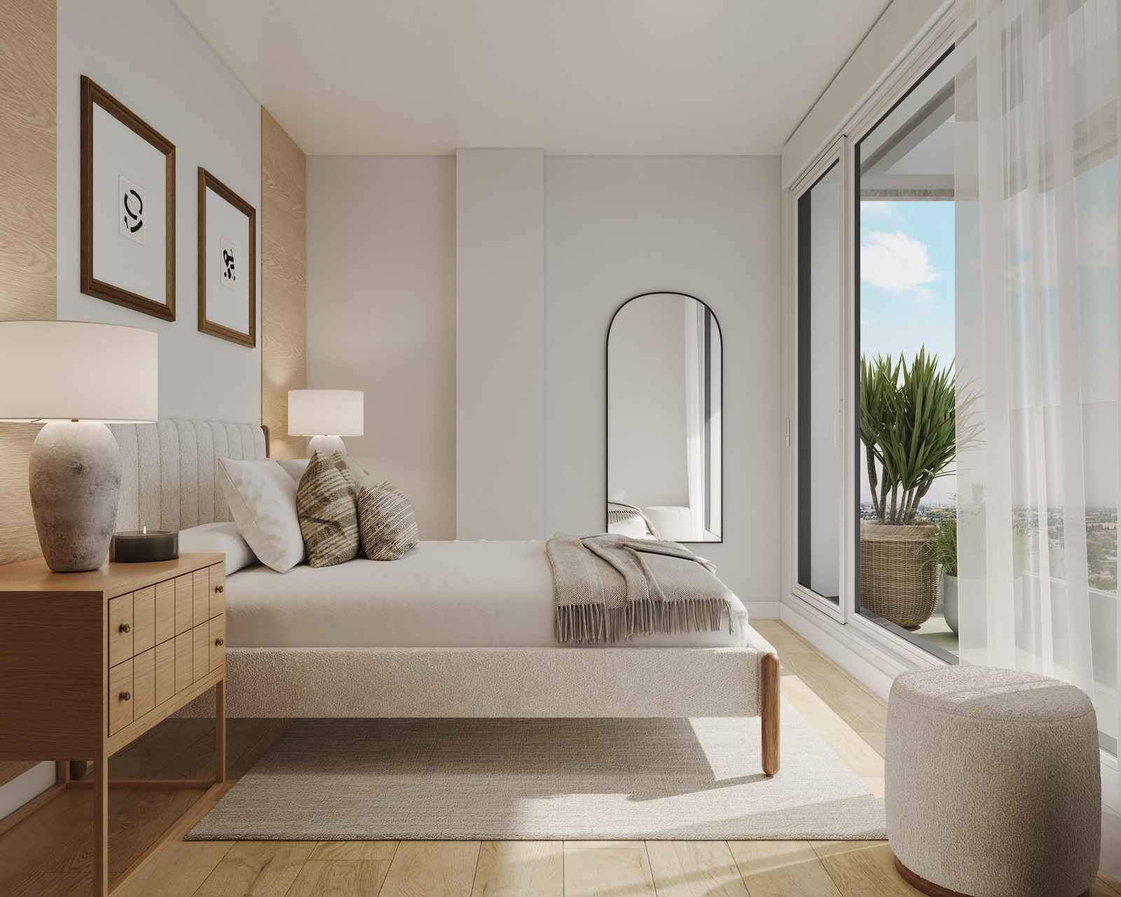 La promoción de viviendas Gradia de Aedas Homes en la avenida de Jerez de Sevilla capital