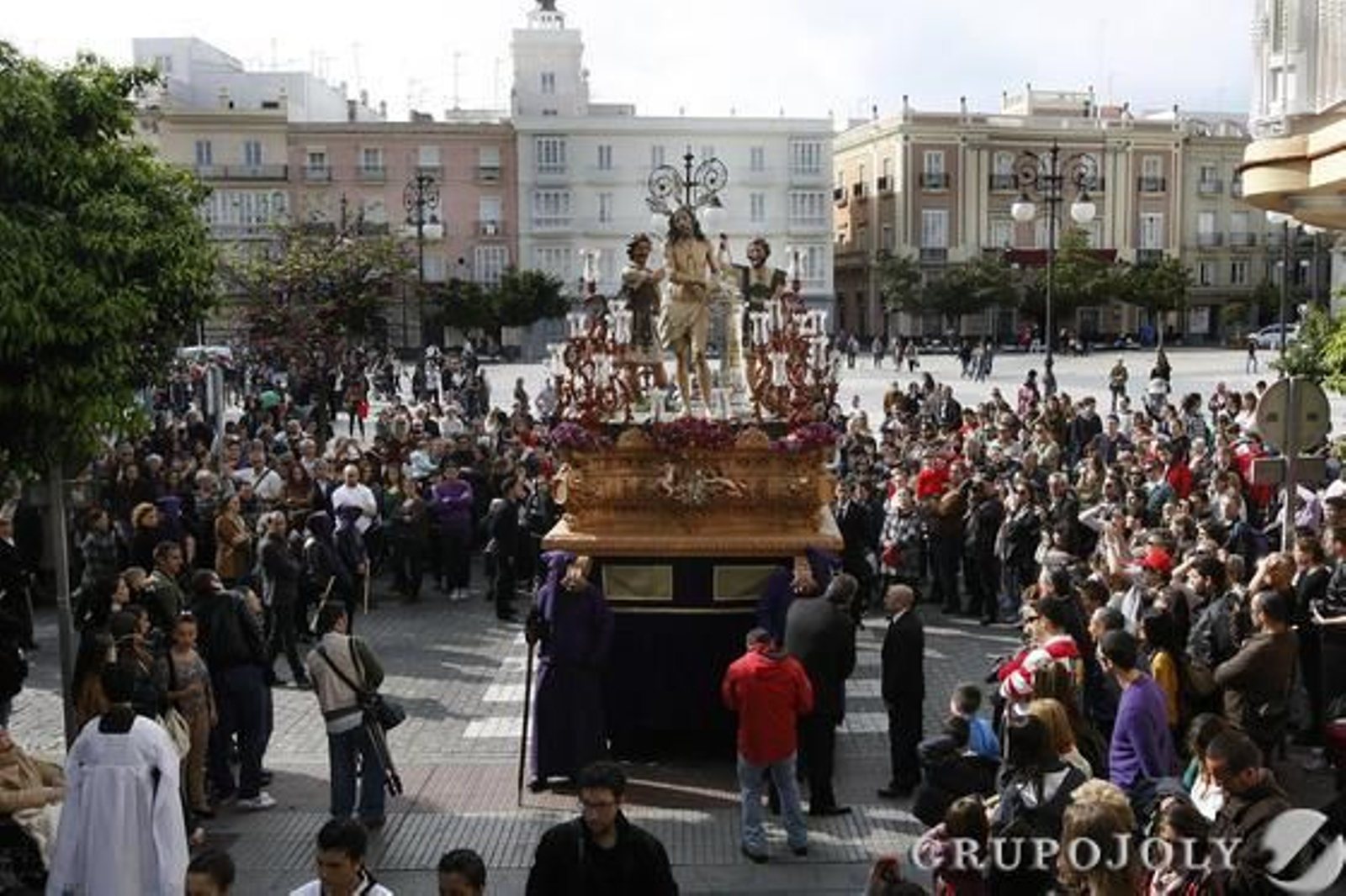 La hermandad de Columna. 

Foto: Jose Braza