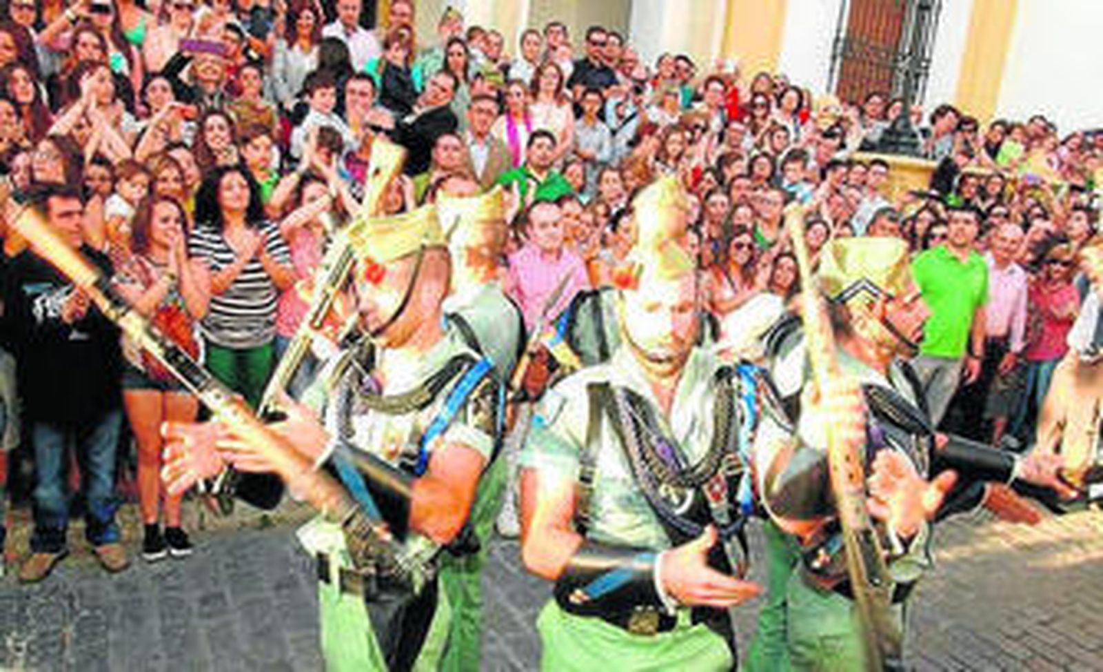 Los militares iniciaron el recorrido el viernes en la plaza del Punto.