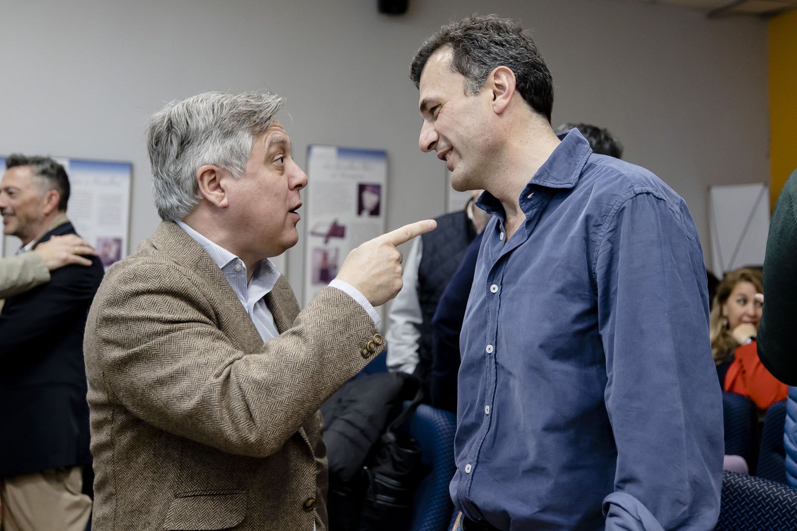 Óscar Torres y Bruno García en un acto institucional.