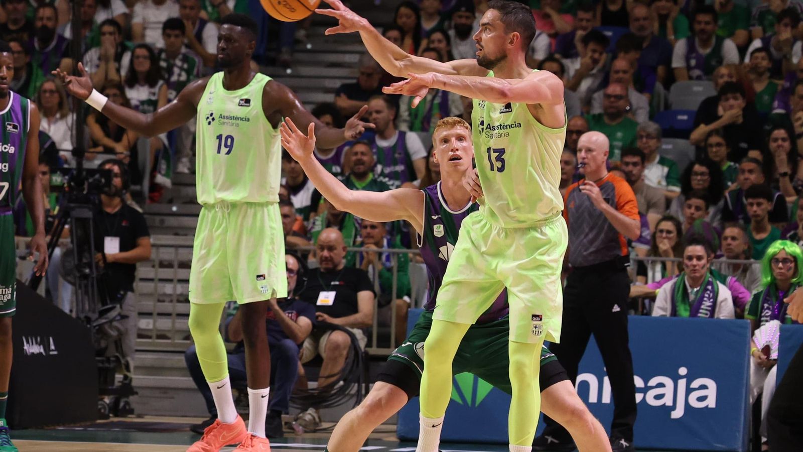 Las fotos del Unicaja-Barcelona, primer partido del play off de la Liga Endesa