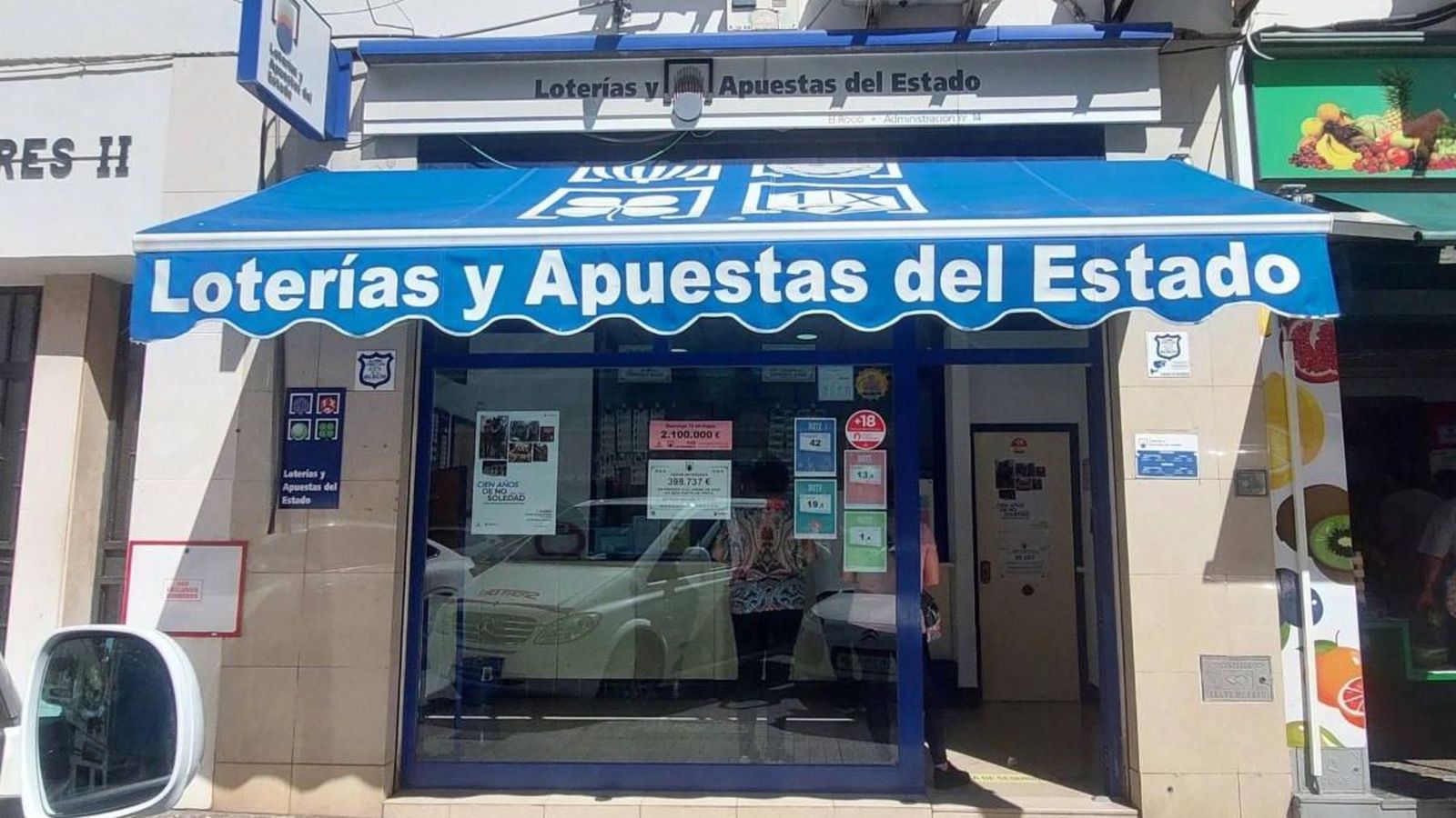 Administración de Loterías nº14 El Rocío en Huelva.