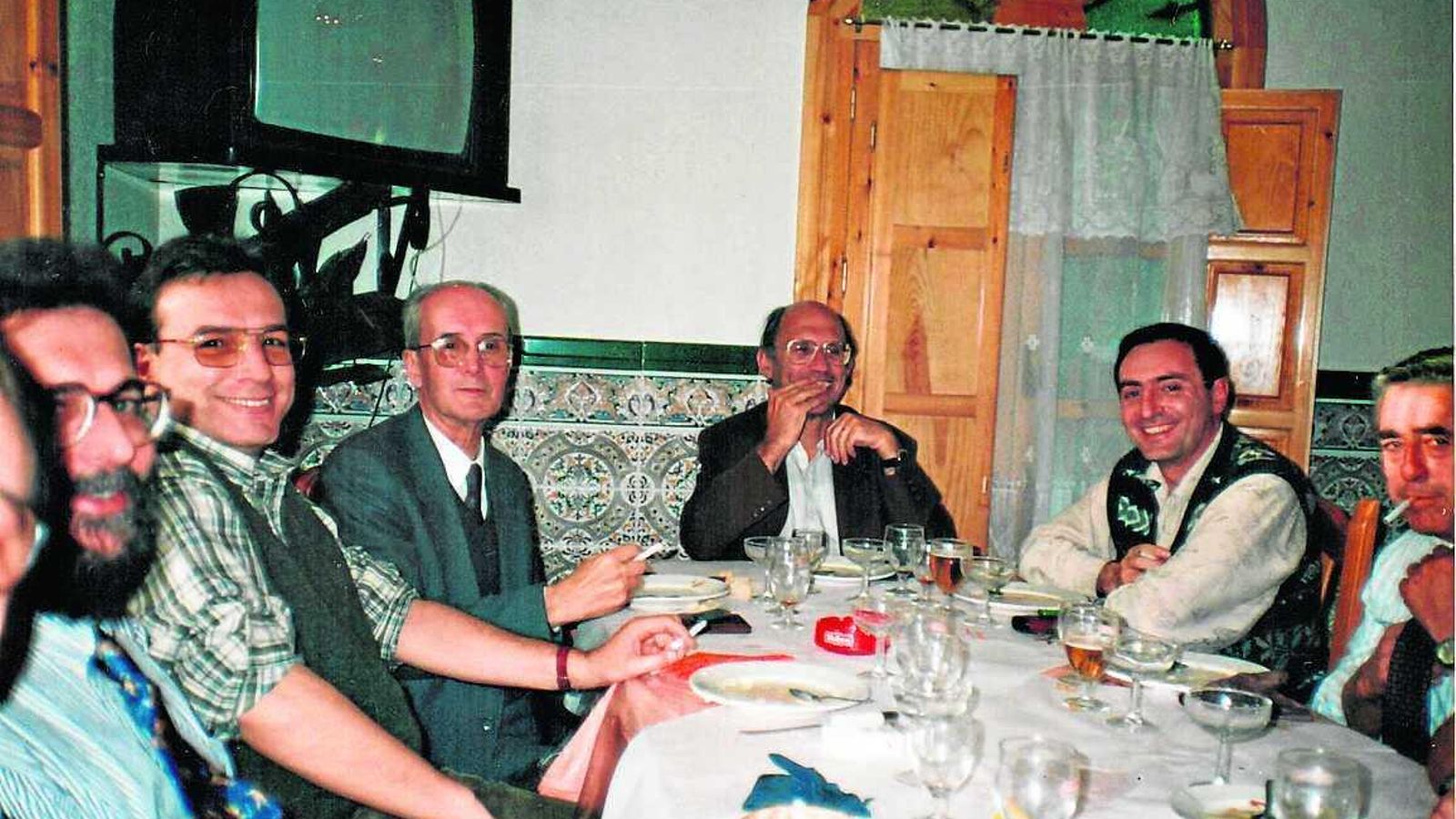 Comida de los impulsores del observatorio de Calar Alto.