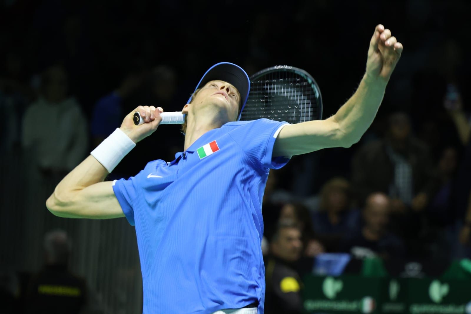 Jannik Sinner trae su show a Málaga.