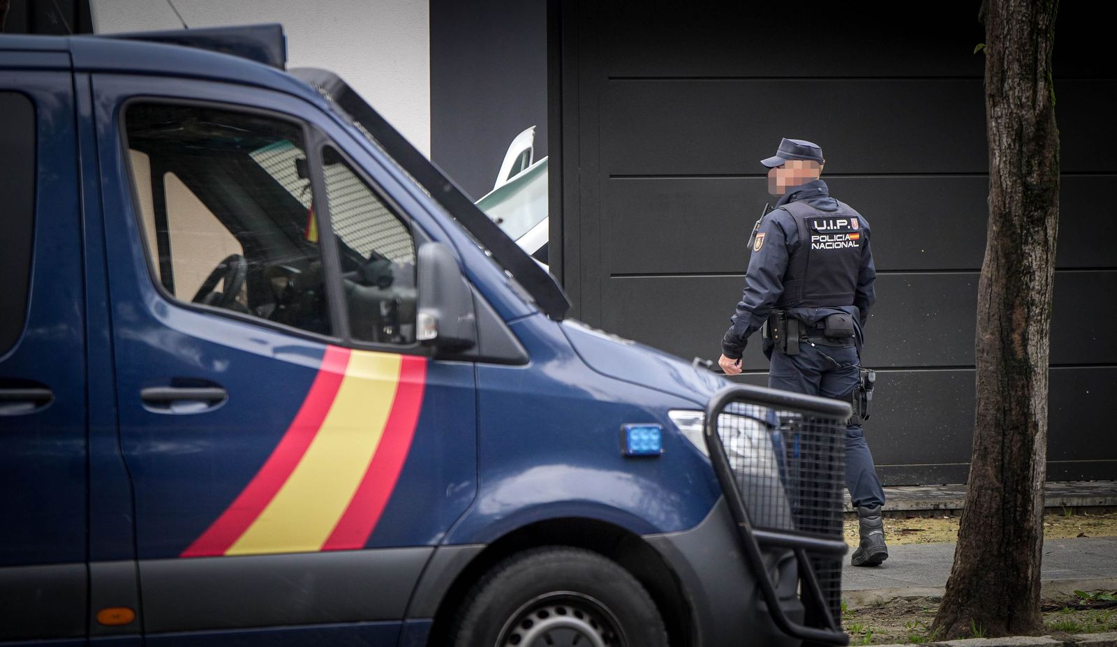 Imágenes de la operación policial en la avenida Cruz Roja de Jerez