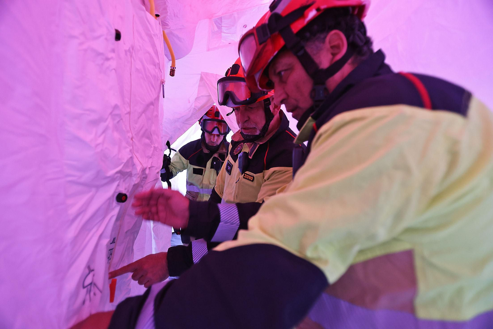 Imágenes del Simulacro de atención a víctimas de una potencial catástrofe tecnológica