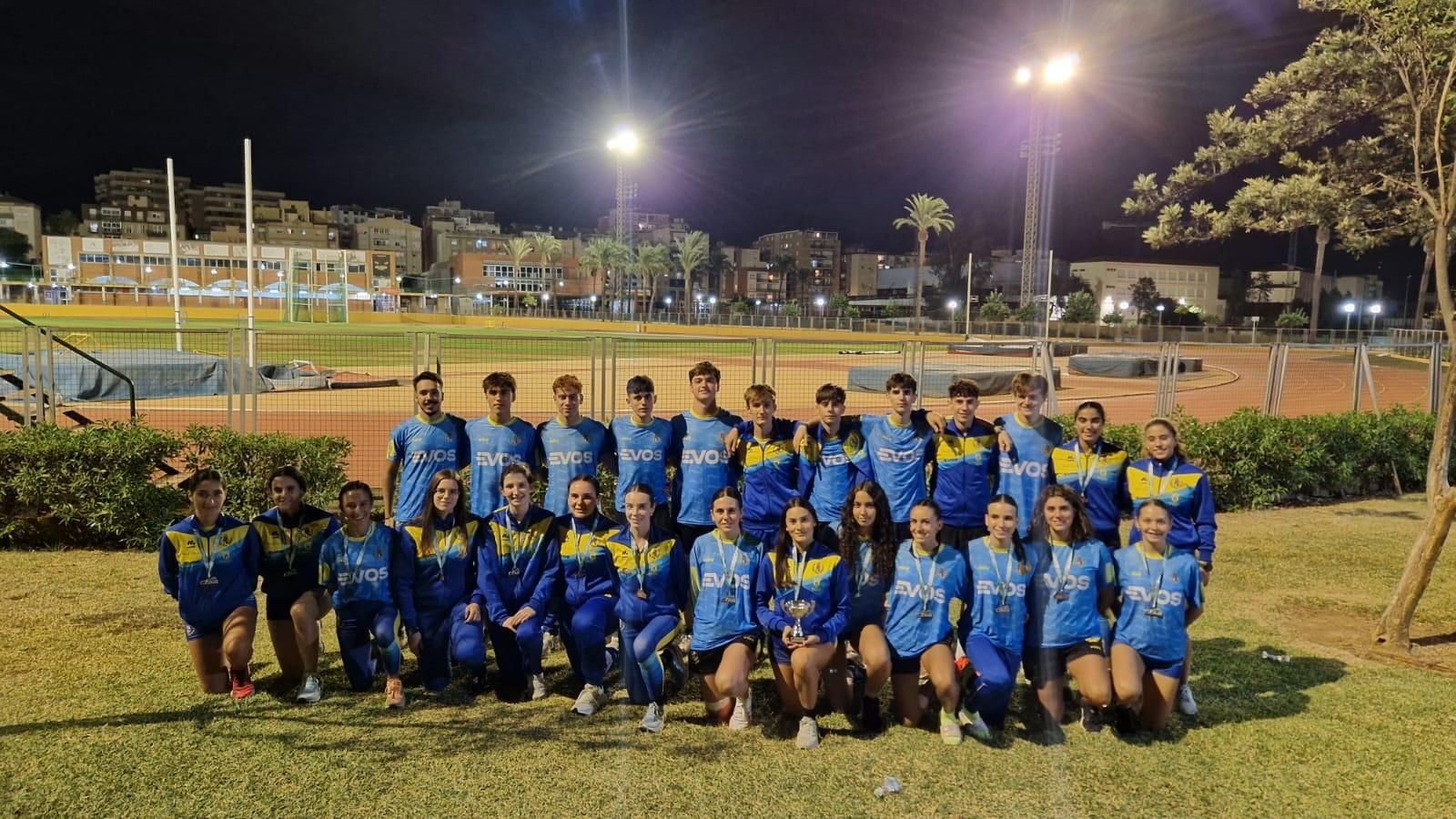 La expedición del Bahía de Algeciras sub-20. La expedición del Bahía de Algeciras sub-20.