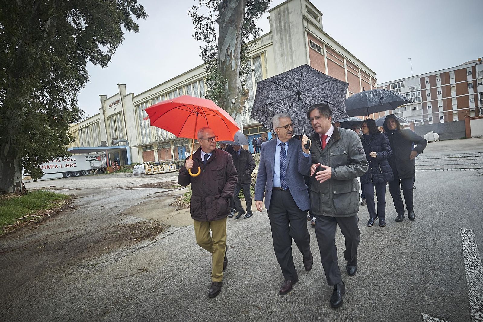 Representantes institucionales en los Depósitos de Tabaco en 2018.