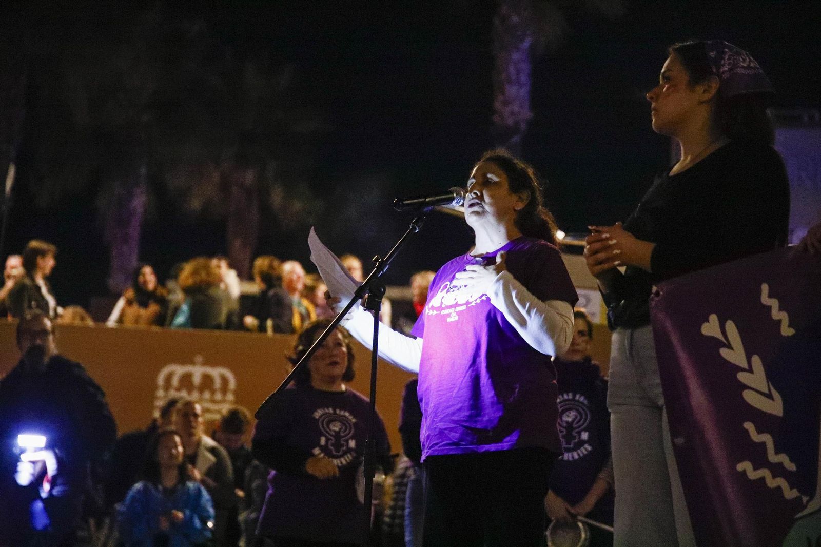 Las imágenes de la manifestación realizada por Asamblea Feminista 8M en Almería