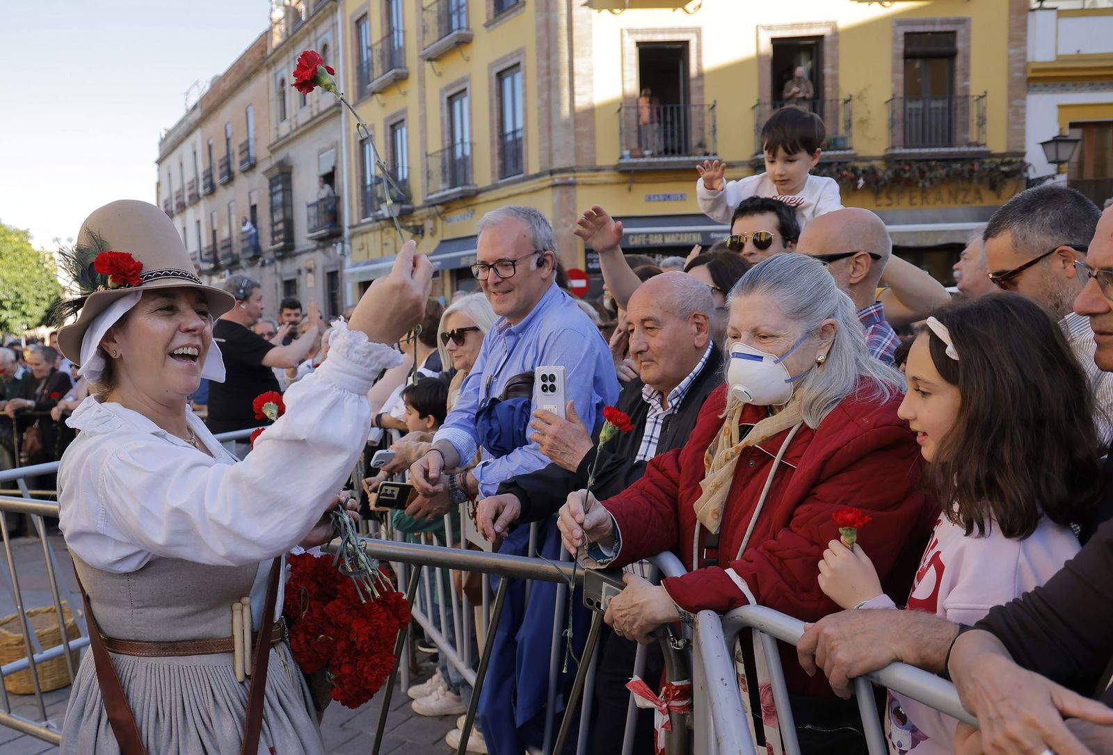 Desfile de Carlos V e Isabel de Portugal en Sevilla