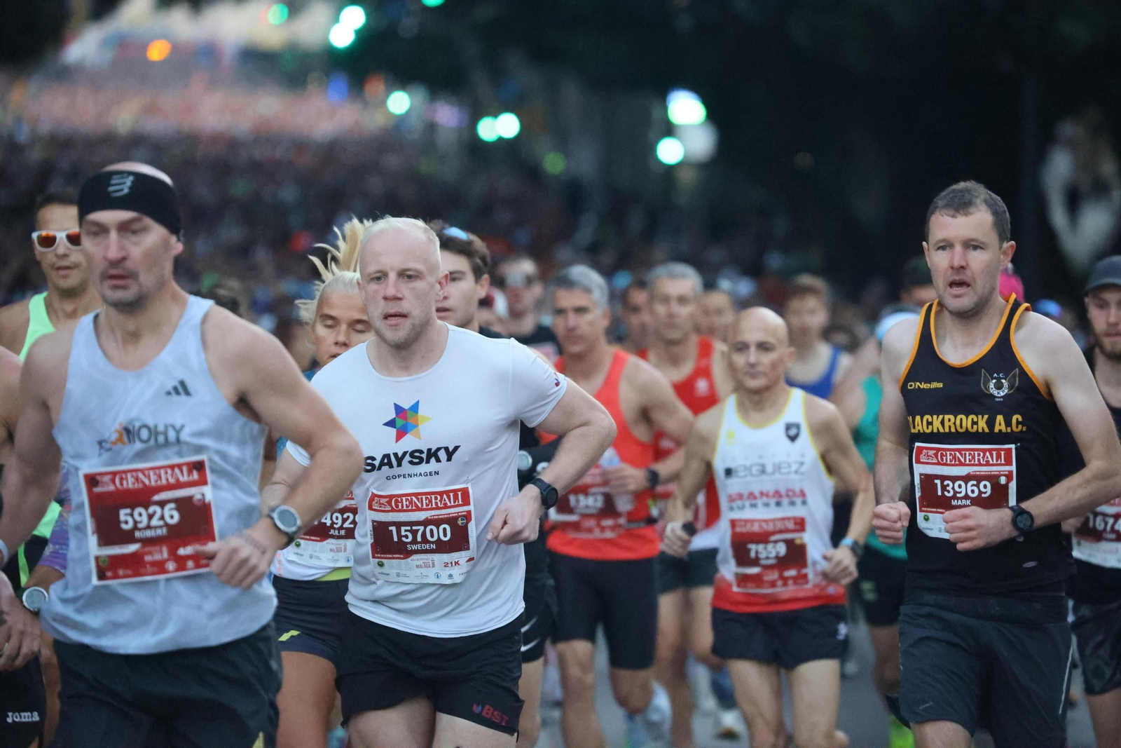 Las mejores fotos de la Maratón de Málaga 2024