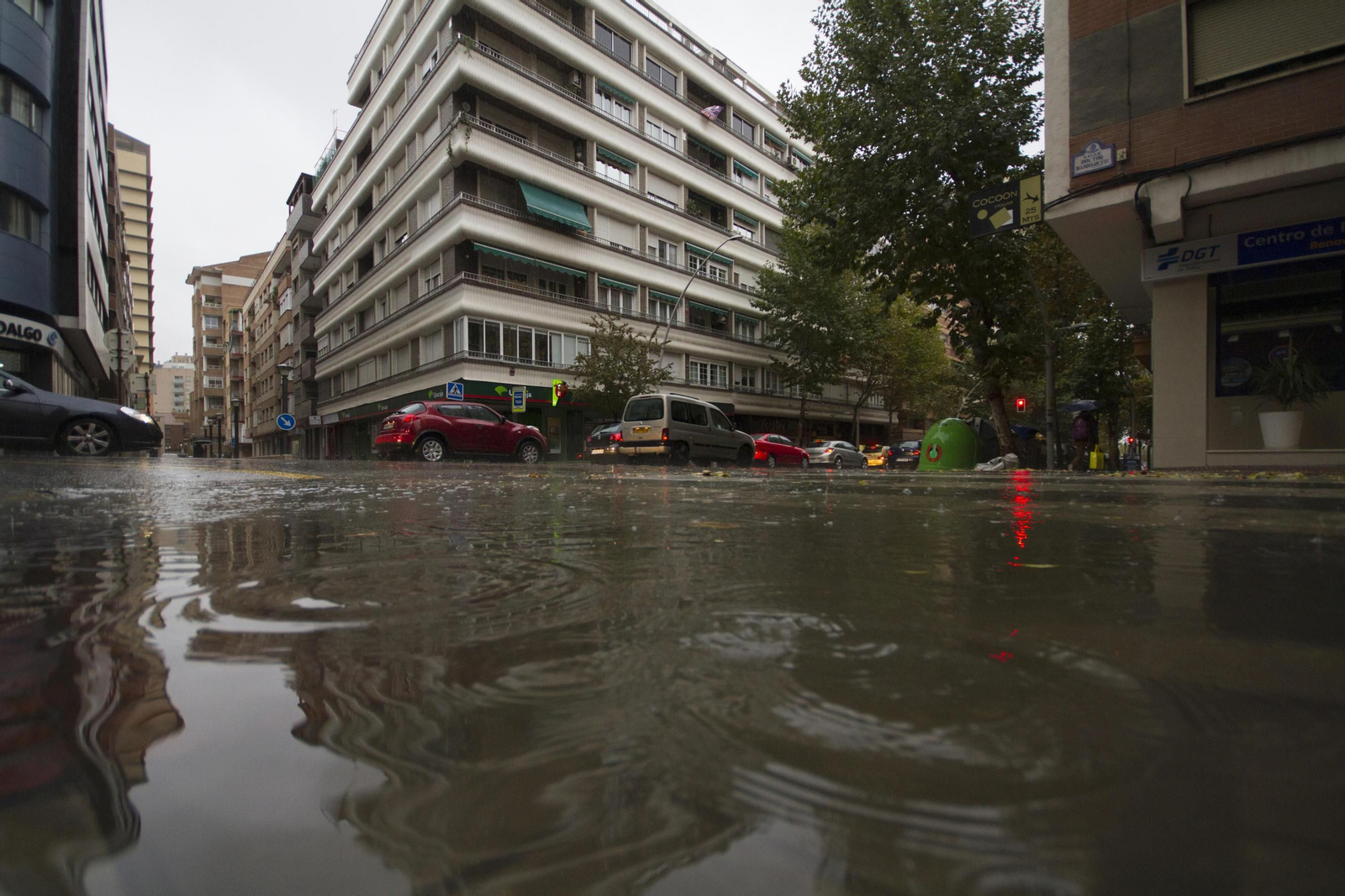 Imágenes de la lluvia en Granada