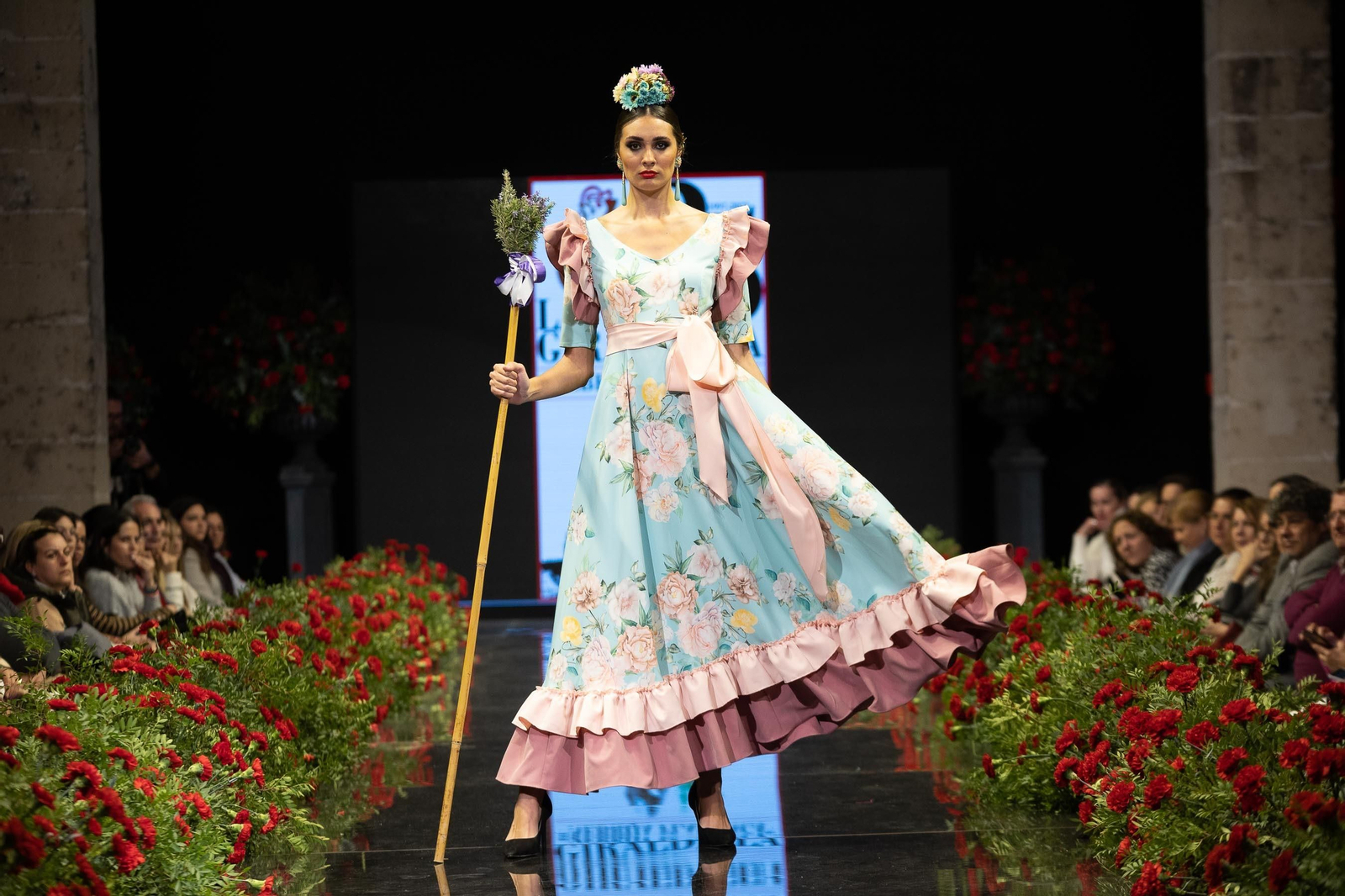 Desfile de La Giraldilla en la Pasarela Flamenca Jerez Tío Pepe 2023