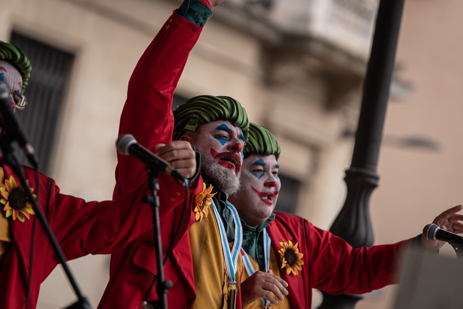 Imágenes de las actuaciones de carnaval en la Plaza de las Monjas