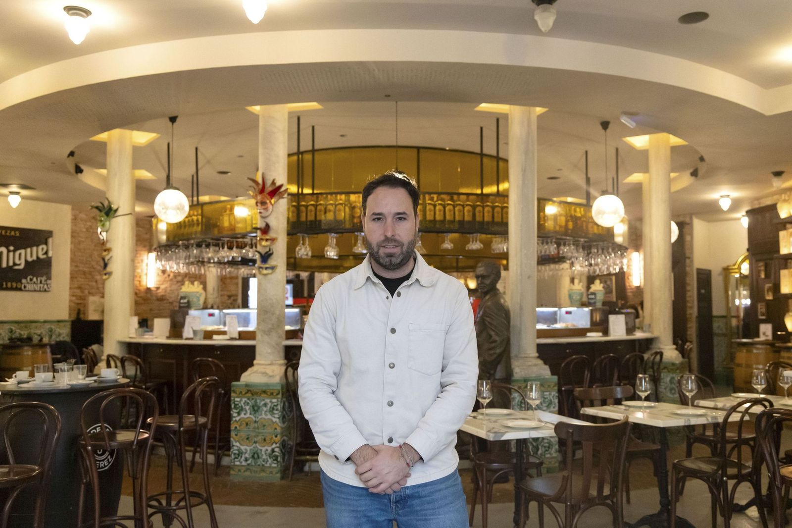 Sergio Rodrigo en el Café de Chinitas.