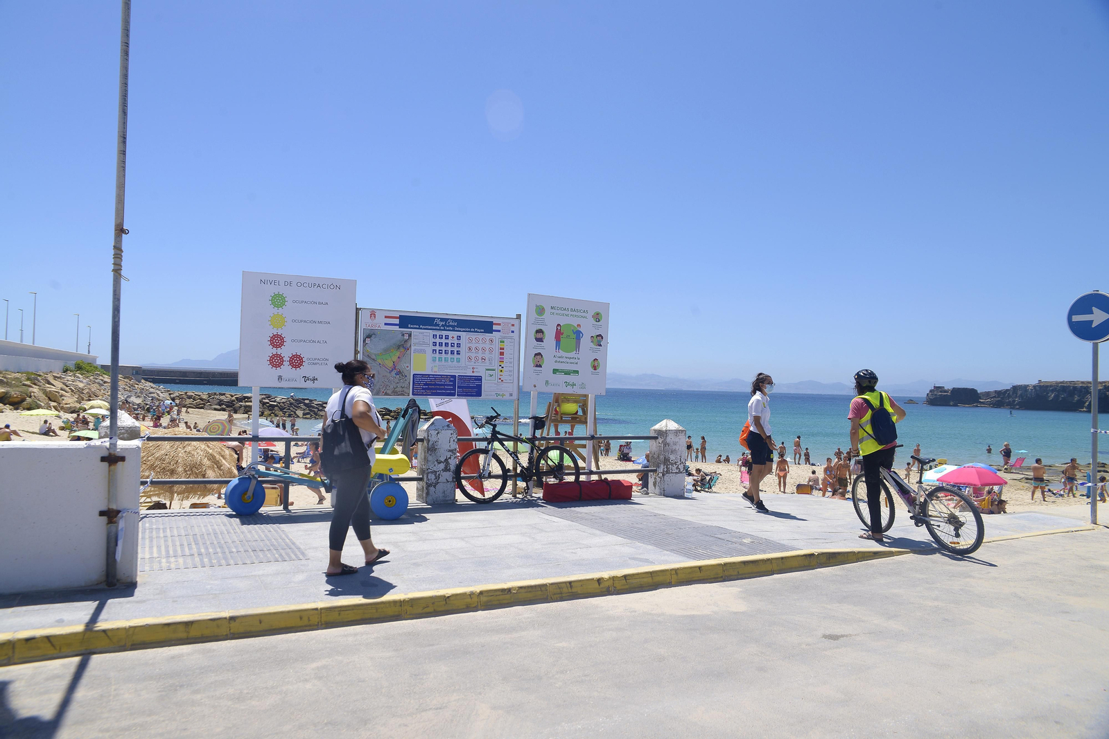 Fotos de las playas de Tarifa en el fin e semana