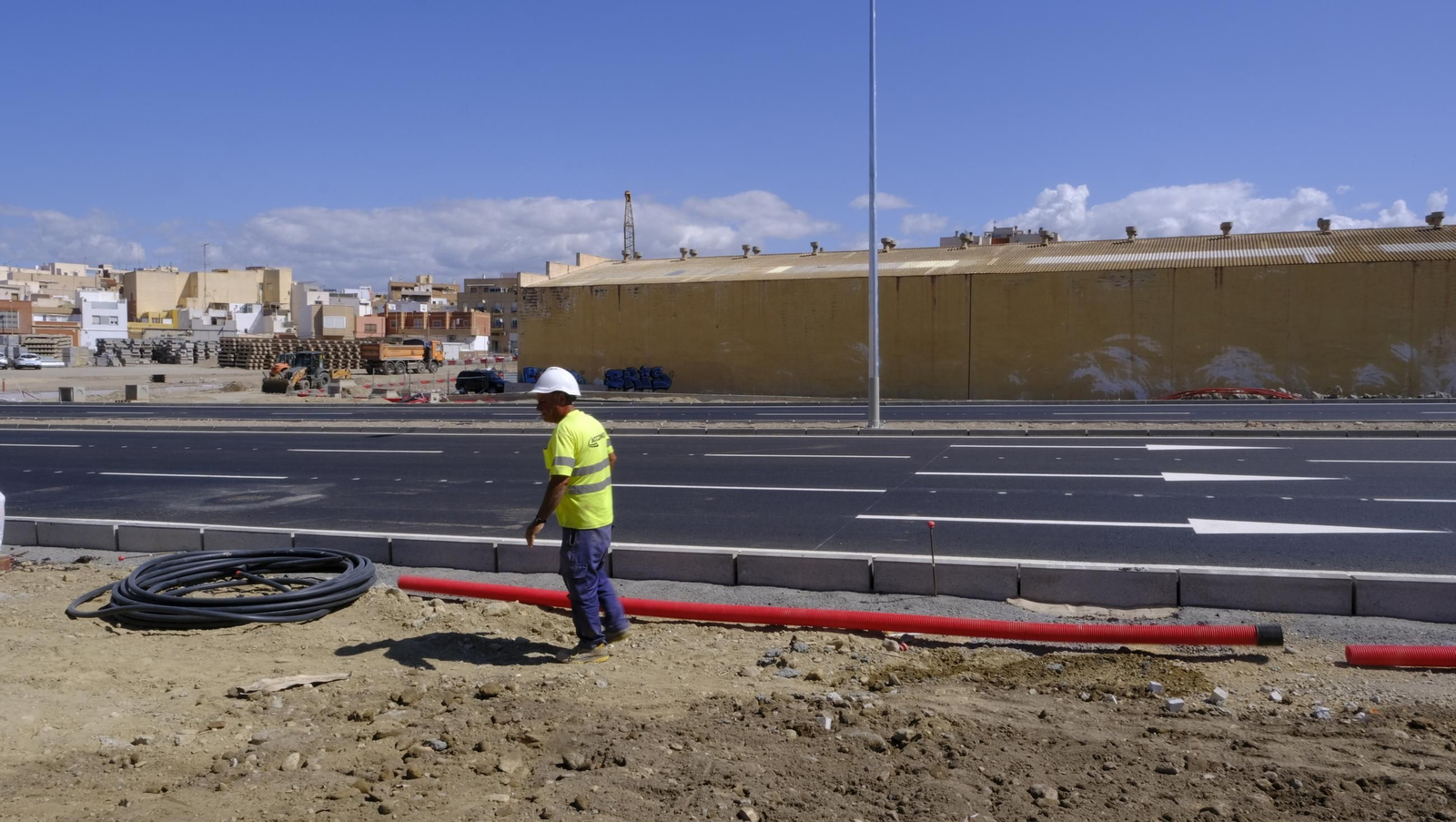 Las obras del soterramiento en Almería, en imágenes