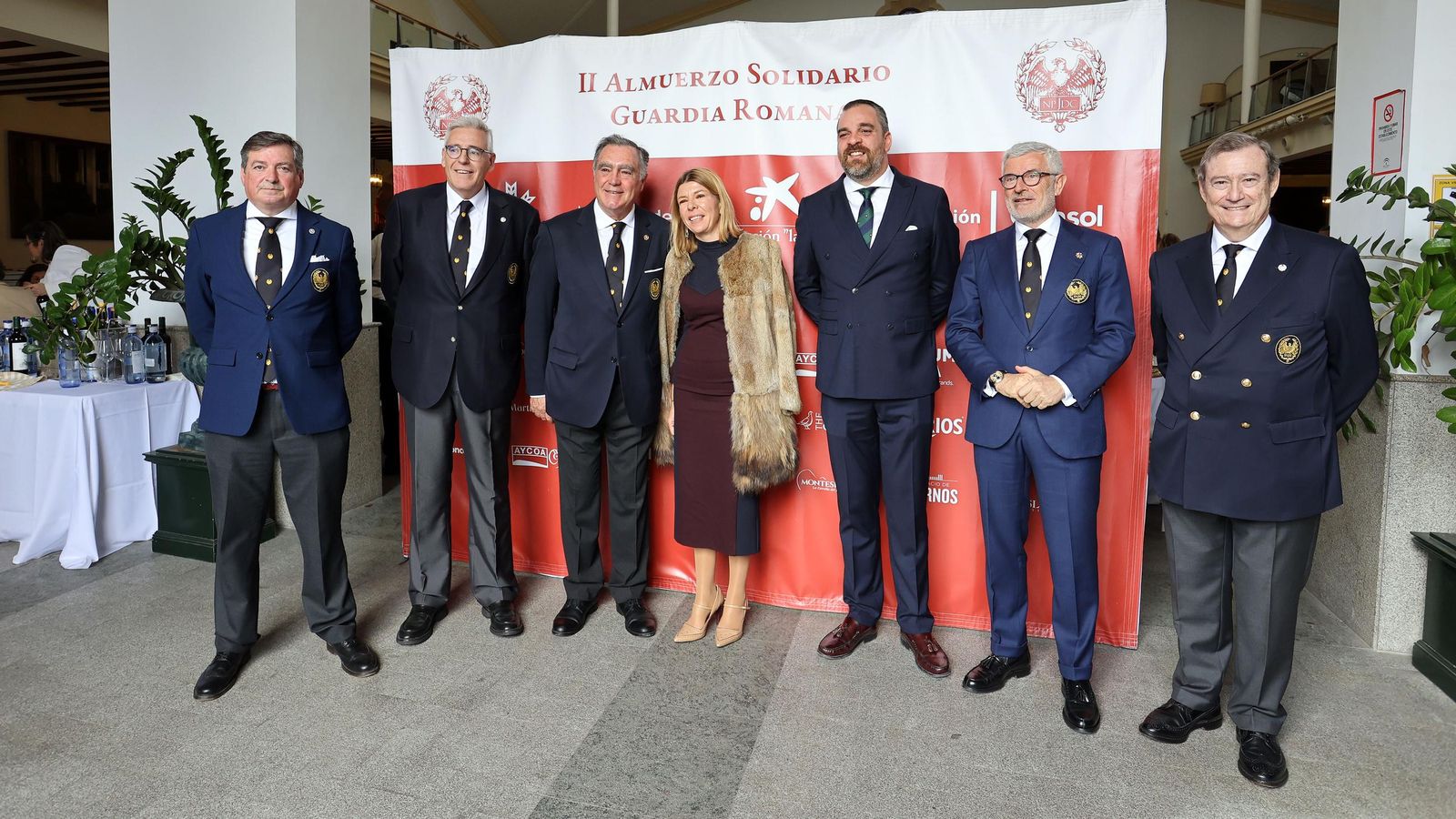 II Almuerzo Solidario de la Guardia Romana de la Hermandad del Transporte en Jerez