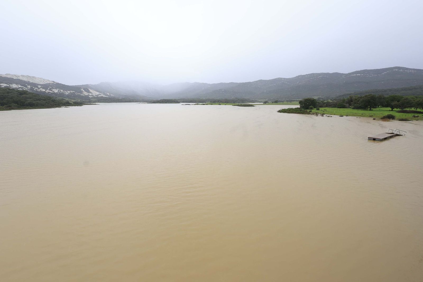 Así luce Charco Redondo: fotos del pantano casi lleno antes de la borrasca Leandro