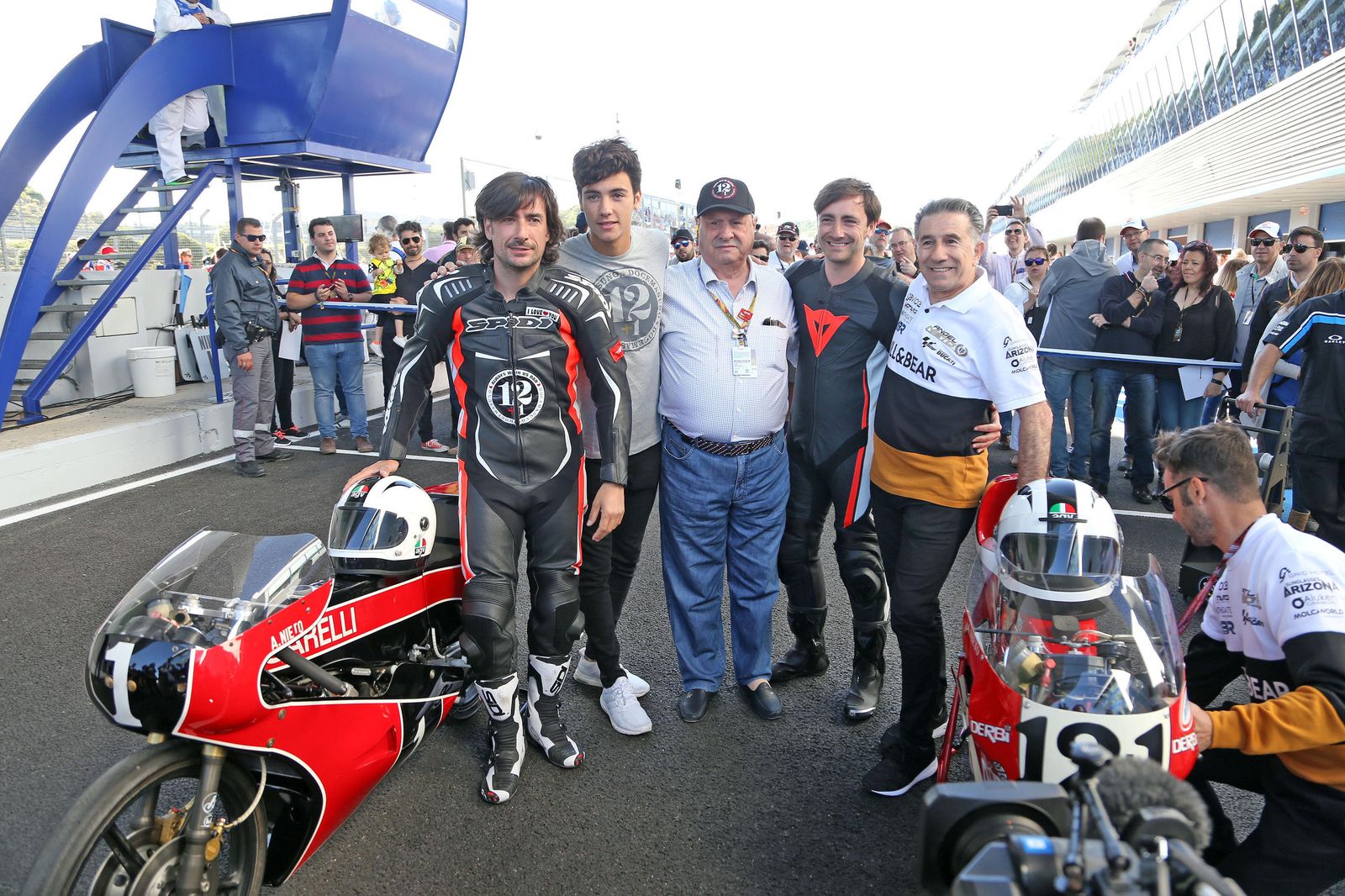 Las imágenes del homenaje a Ángel Nieto en el GP de España