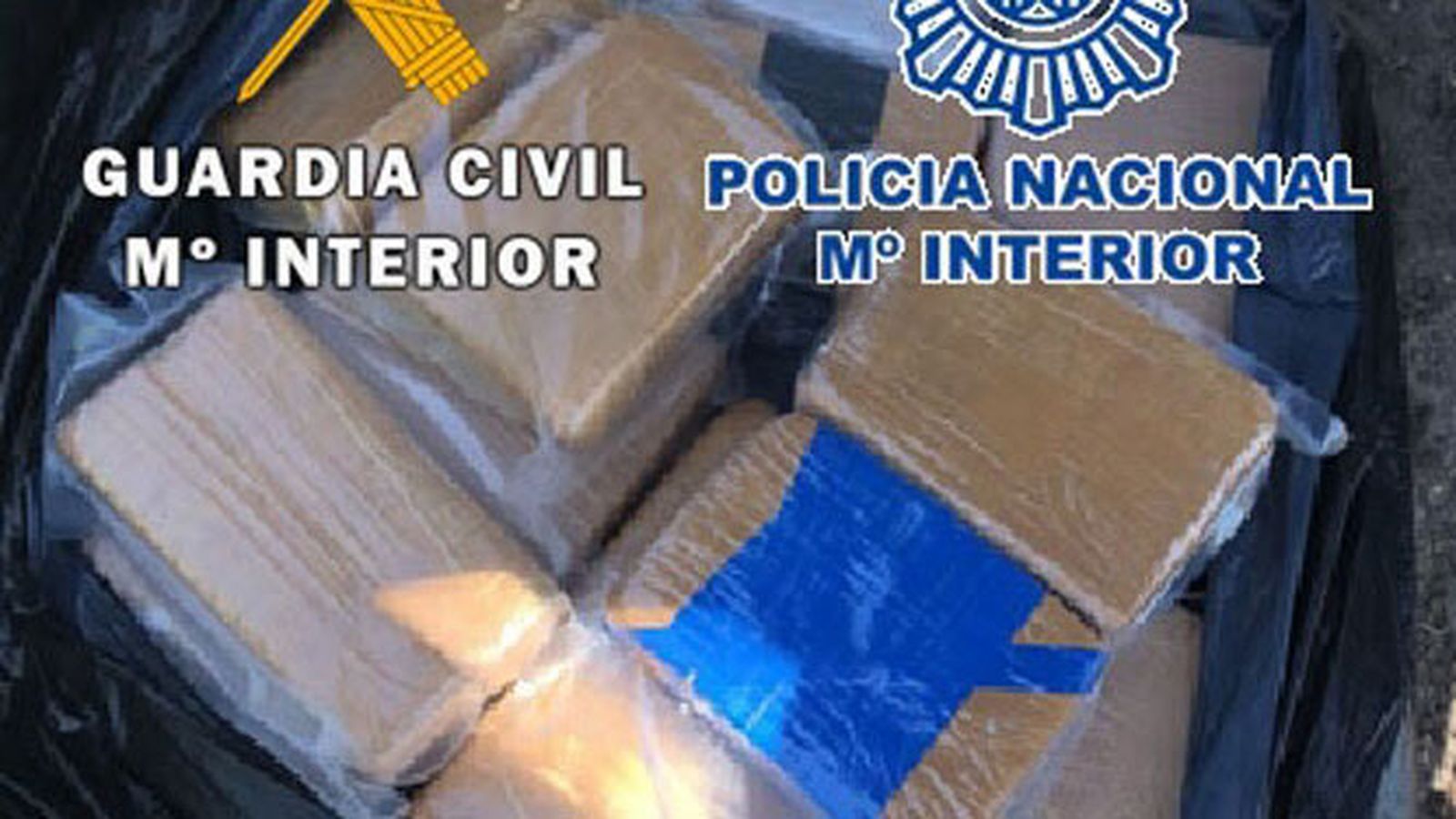 Parte del material intervenido.