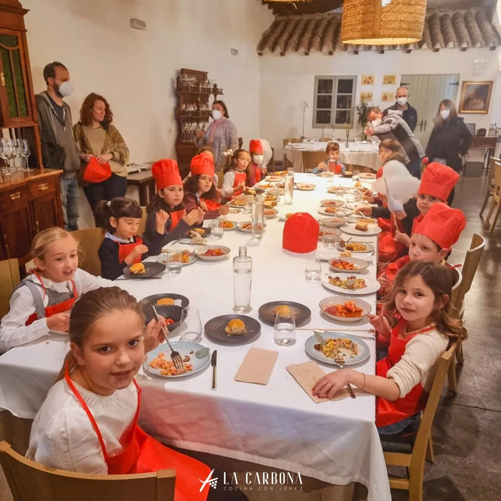 Taller de 'Cocina para niños' de La Carboná