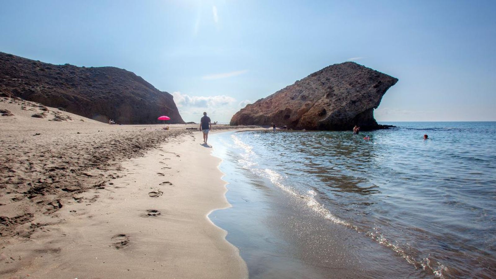 Playa de Mónsul en la provincia de Almería