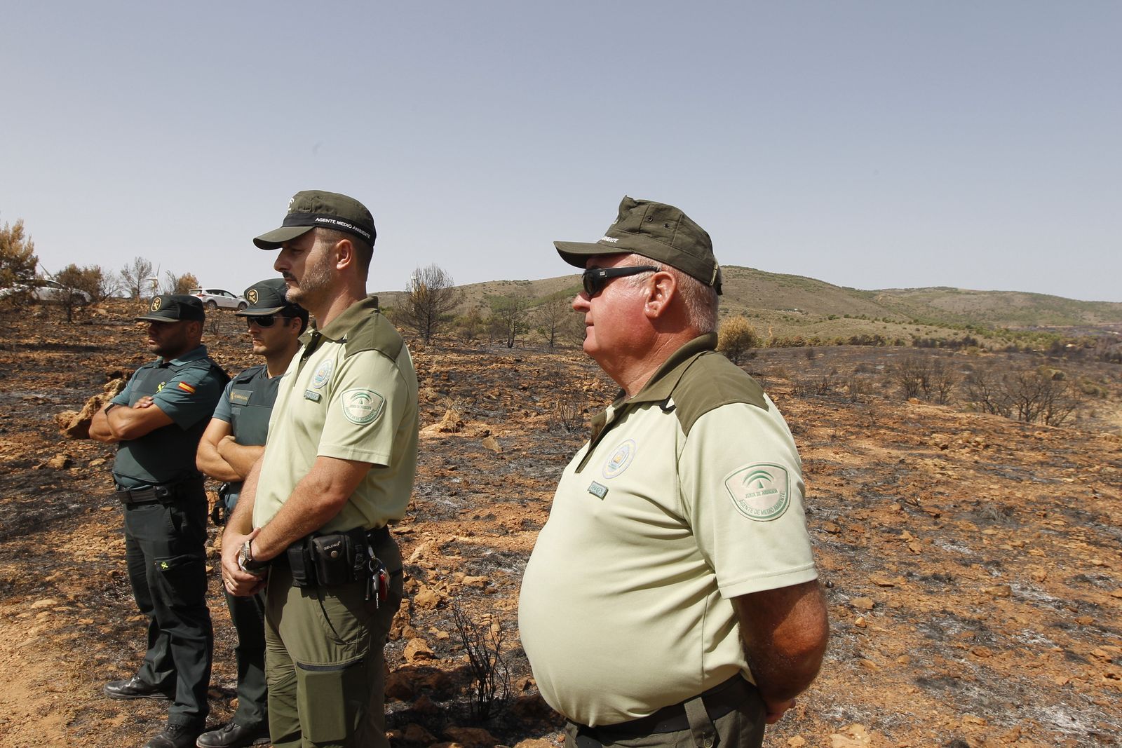 Fotogalería incendio extinguido Sierra de Gádor