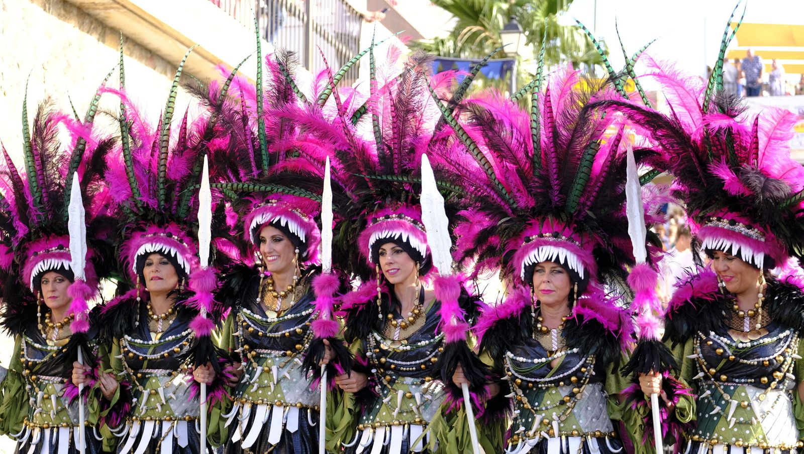 Desfile de Moros y Cristianos en Mojácar.
