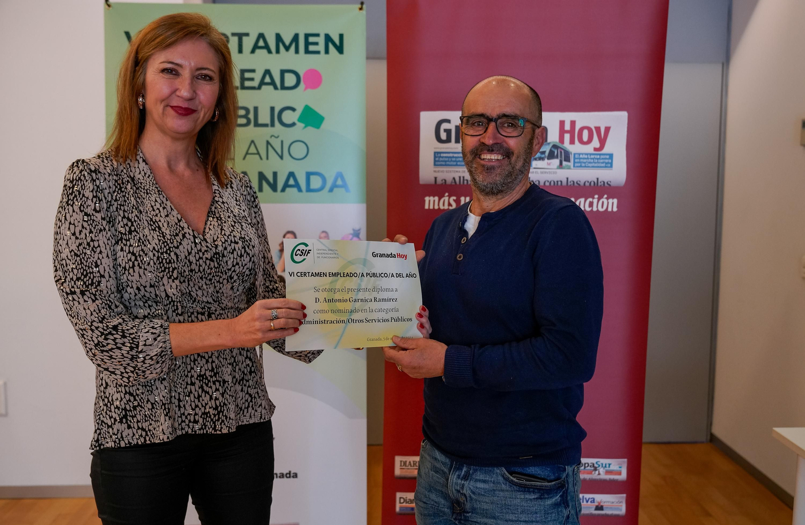 Las mejores imágenes de la presentación de los 20 nominados del VI Certamen Empleado Público del Año en Granada