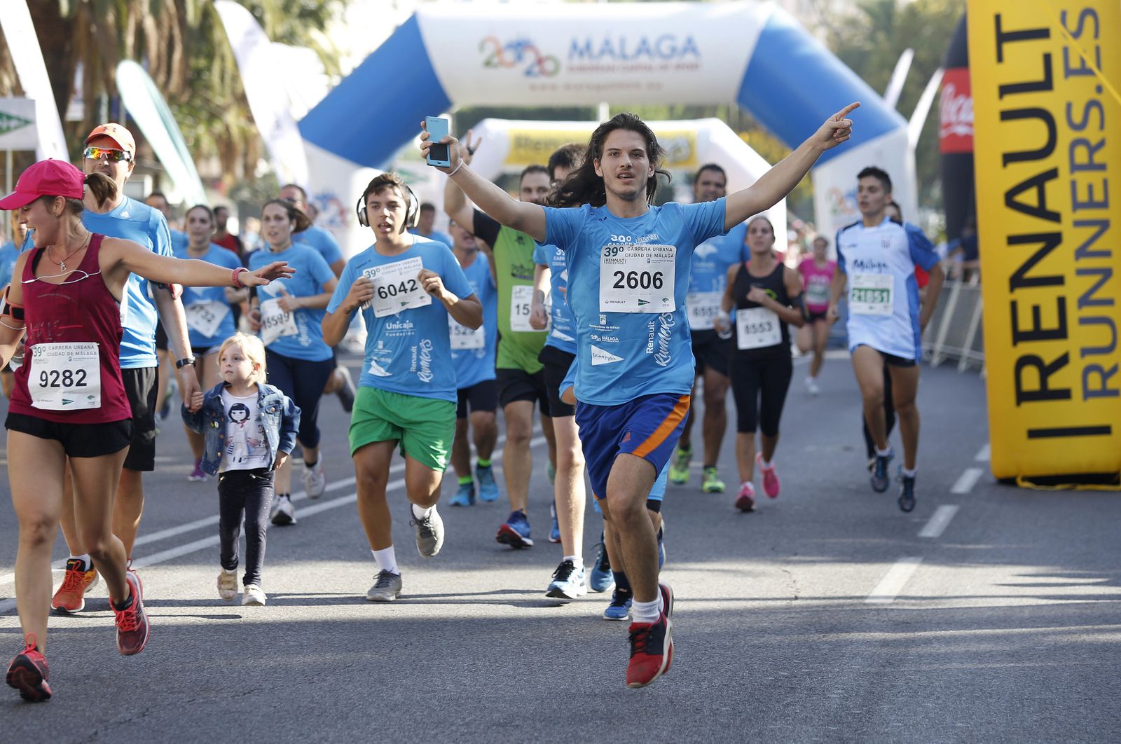 Imágenes de la Carrera Urbana Ciudad de Málaga